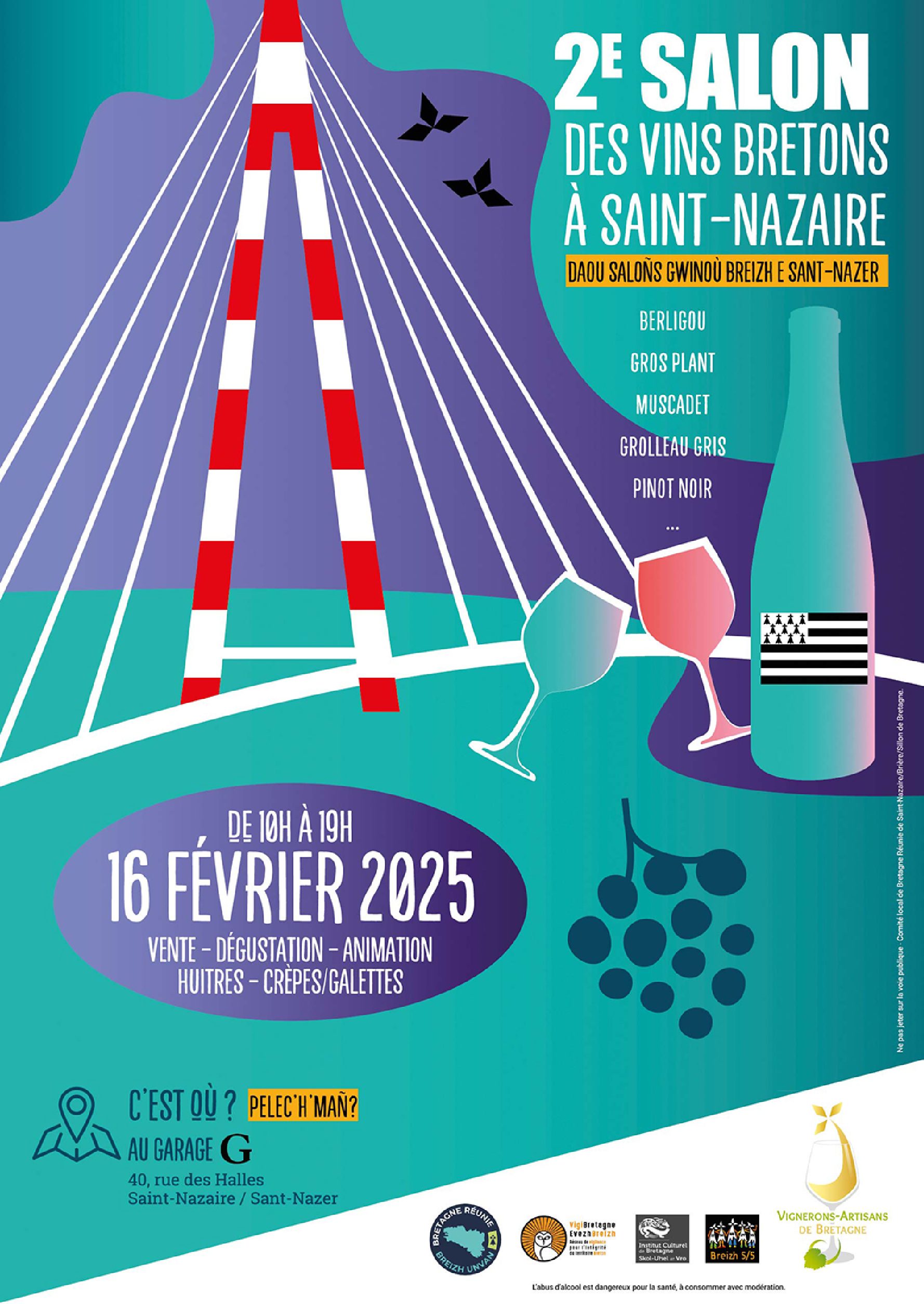 Second salon des vins bretons à Saint-Nazaire